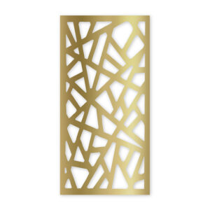 Cuadro calado vertical 1 dorado mdf 30x60 cm<br/>